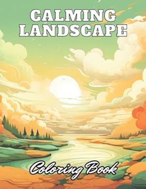 Calming Landscape Coloring Book