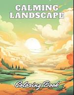 Calming Landscape Coloring Book