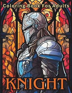 Knight Coloring Book For Adults