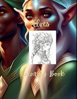 Elves Coloring Book