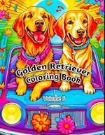 Golden Retriever Coloring Book