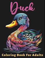 Duck Coloring Book For Adults