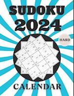 2024 hard Sudoku calendar