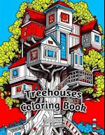 Treehouses Coloring Book