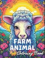 Farm Animal Mandala Coloring Book