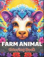 Farm Animal Mandala Coloring Book