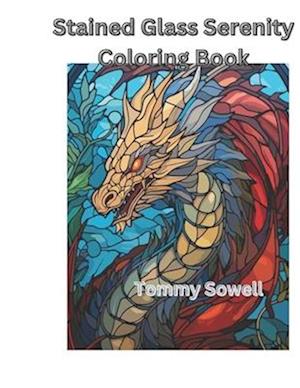 stained Glass serenity coloring book