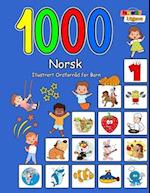 1000 Norsk Illustrert Ordforråd for Barn (Fargerik Utgave)