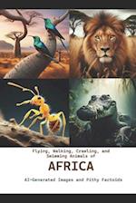 Flying, Walking, Crawling, and Swimming Animals of Africa