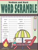 Medium and Hard Word Scramble Book For Adults