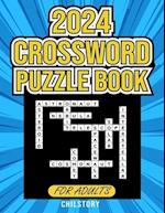 2024 Crossword puzzle book for adults