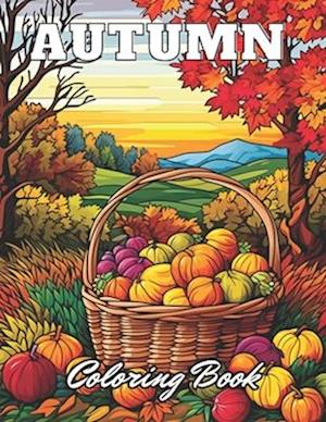 Autumn Coloring Book for Adults