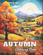 Autumn Coloring Book for Adults