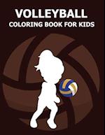 Volleyball Coloring Book For Kids