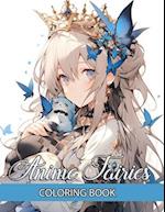 Anime Fairies Coloring Book