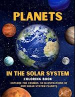 Planets in The Solar System Coloring Book