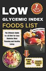 Low Glycemic Index Food List