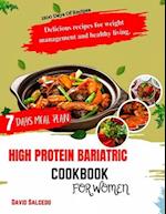 High Protein Bariatric Cookbook for Women