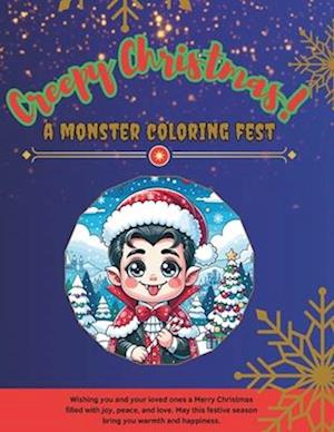 Creepy Christmas! A monster coloring fest