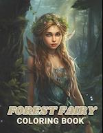 Forest Fairy Coloring Book for Adult