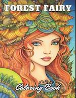 Forest Fairy Coloring Book for Adult