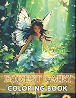 Forest Fairy Coloring Book for Adult