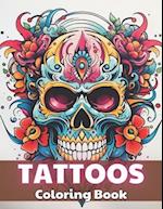 Tattoos Coloring Book for Adults