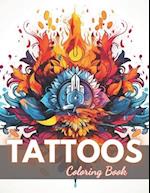 Tattoos Coloring Book for Adults