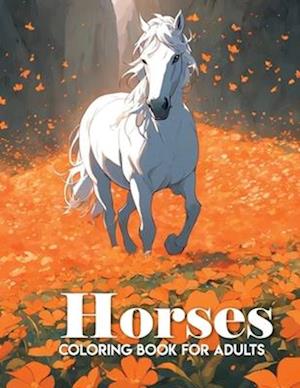 horse coloring book for adults