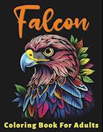 Falcon Coloring Book For Adults