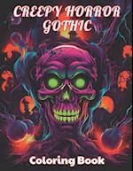 Creepy Horror Gothic Coloring Book