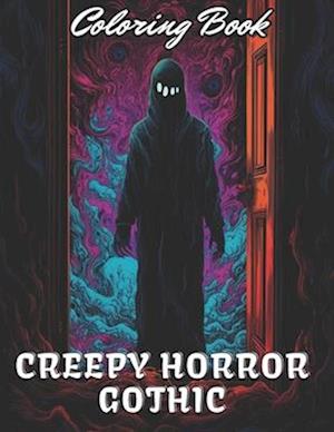 Creepy Horror Gothic Coloring Book