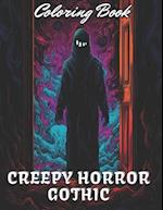 Creepy Horror Gothic Coloring Book