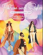 Fashion and Style Coloring Book For All Ages