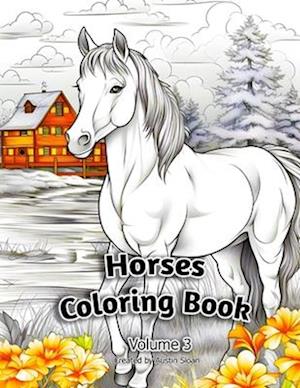 Horses Coloring Book