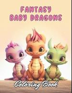 Fantasy Baby Dragons Coloring Book