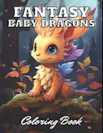 Fantasy Baby Dragons Coloring Book