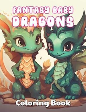 Fantasy Baby Dragons Coloring Book