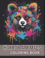 Horror Animals Coloring Book for Adult