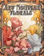 Art Nouveau Floral Designs Coloring Book