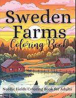 Sweden Farms Nordic Fields Coloring Book for Adults 50 Coloring Pages