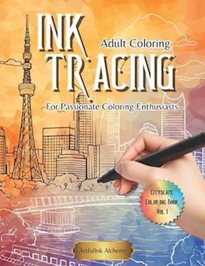 Ink Tracing Coloring Book for Passionate Coloring Enthusiasts: Tracing the  White Lines: Escape the Mundane with Cityscapes Ink Tracing, A Journey with  book: 9798872730835