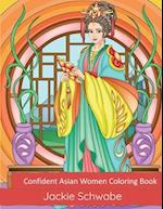 Confident Asian Women Coloring Book