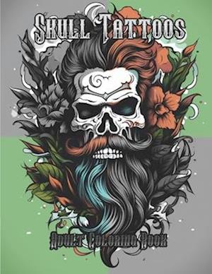 Skull Tattoo Coloring Book