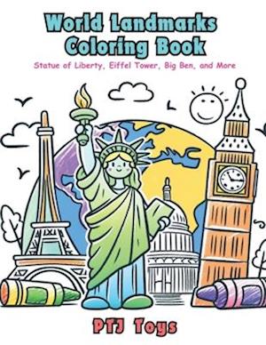 World Landmarks Coloring Book