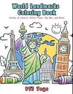 World Landmarks Coloring Book