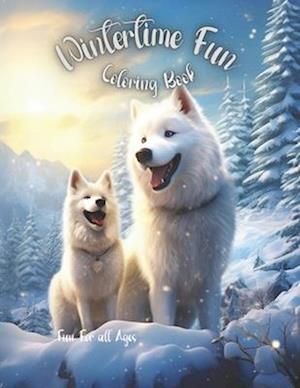 Wintertime fun Coloring book