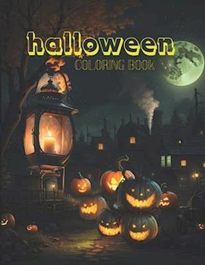 Halloween coloring book: coloring book