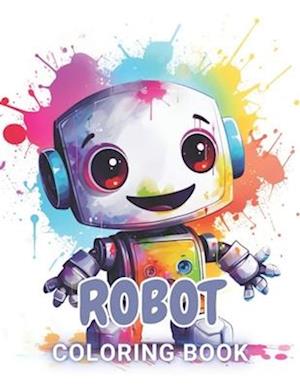 Robot Coloring Book for Kids