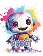 Robot Coloring Book for Kids